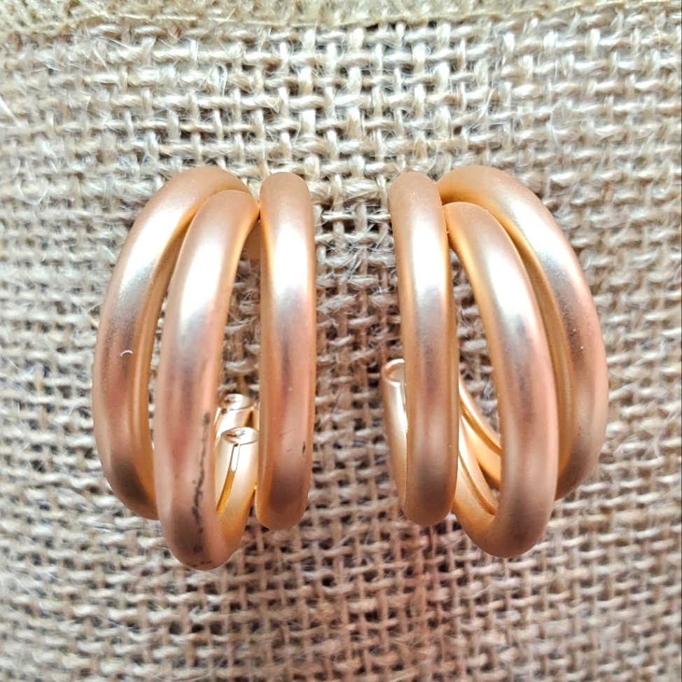 41 Hawthorn Earrings. Gold Colortunes. New